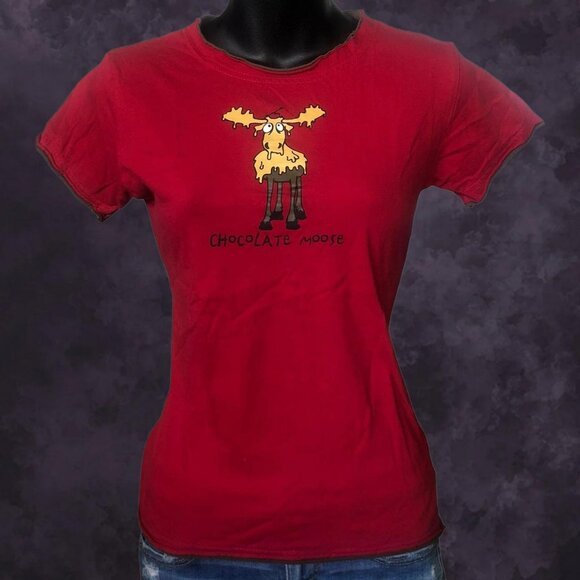 00s Lazy One Chocolate Moose Tee - Picture 2 of 5